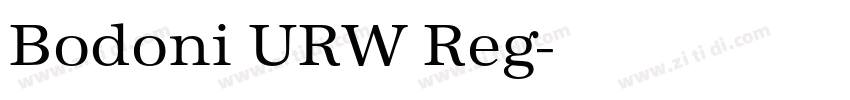 Bodoni URW Reg字体转换 Bodoni URW Reg字体转换